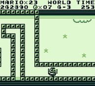 une photo d'Ã©cran de Super Mario Land sur Nintendo Game Boy